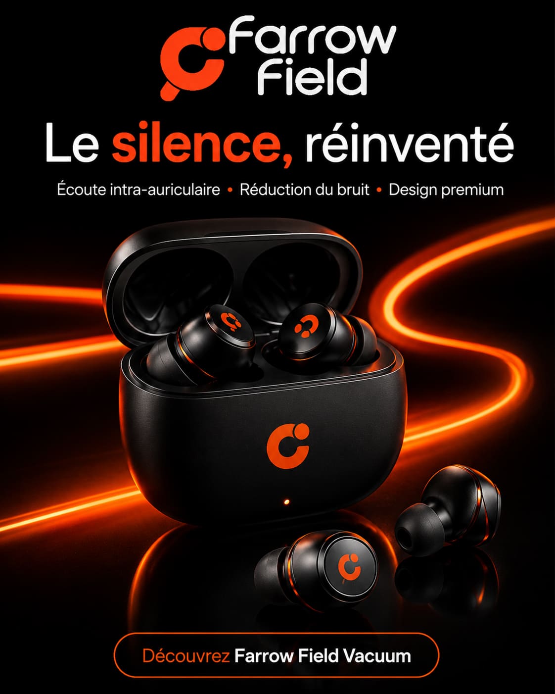 Farrow Field Vacuum — Le silence réinventé